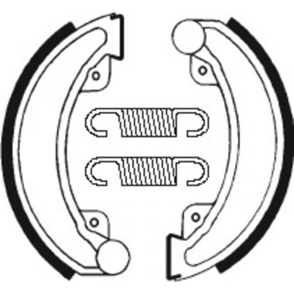 Machoires de frein Tecnium Tecnium BA030 organique