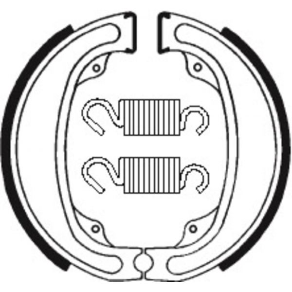 Machoires de frein Tecnium Tecnium BA031 organique