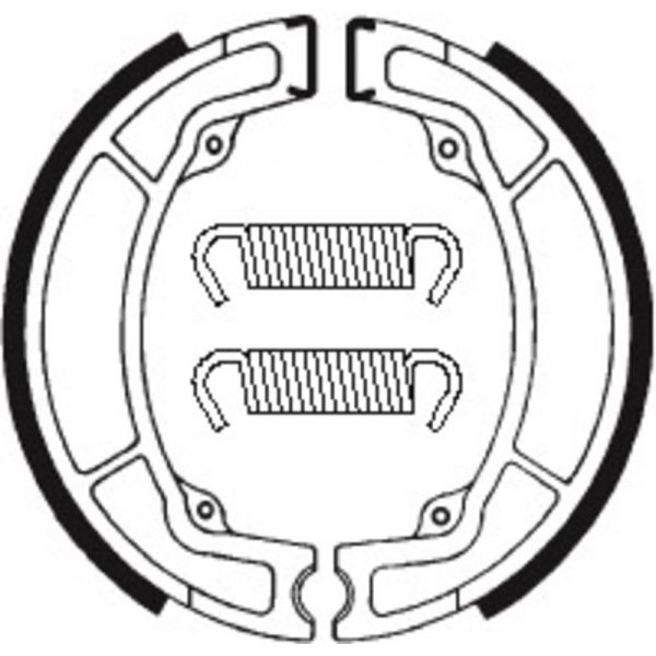 Machoires de frein Tecnium Tecnium BA033 organique