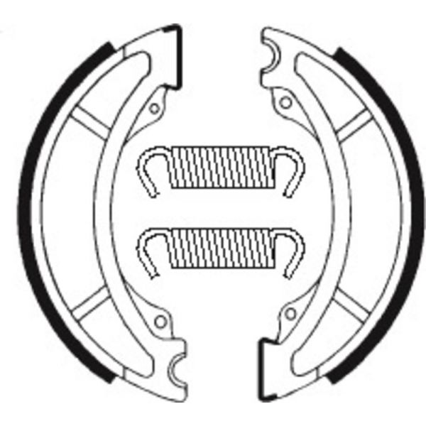 Machoires de frein Tecnium Tecnium BA036 organique Machoires de frein Tecnium Tecnium BA036 organique