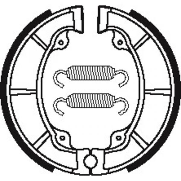 Machoires de frein Tecnium Tecnium BA038 organique