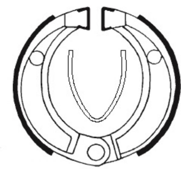 Machoires de frein Tecnium Tecnium BA043 organique