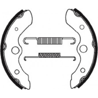 Machoires de frein Tecnium Tecnium BA044 organique Machoires de frein Tecnium Tecnium BA044 organique