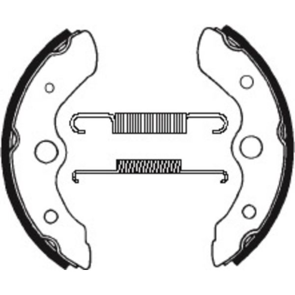 Machoires de frein Tecnium Tecnium BA044 organique