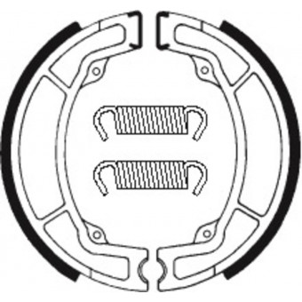 Machoires de frein Tecnium Tecnium BA049 organique Machoires de frein Tecnium Tecnium BA049 organique