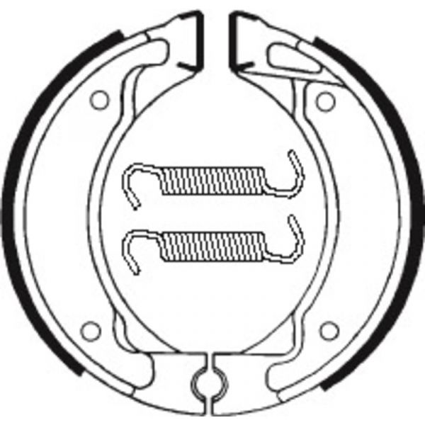 Machoires de frein Tecnium Tecnium BA050 organique