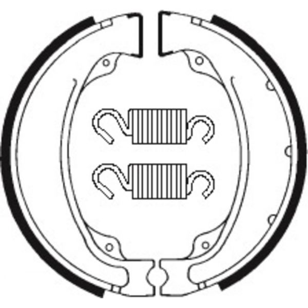 Machoires de frein Tecnium Tecnium BA055 organique