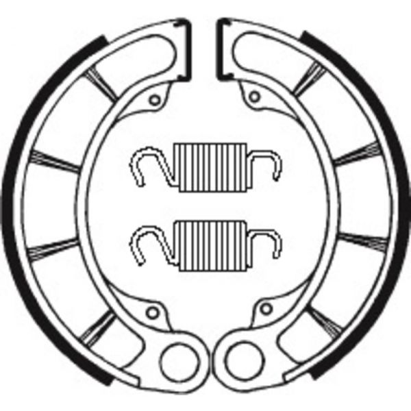 Machoires de frein Tecnium Tecnium BA059 organique