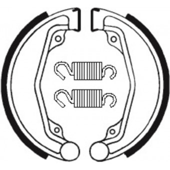 Machoires de frein Tecnium Tecnium BA068 organique Machoires de frein Tecnium Tecnium BA068 organique