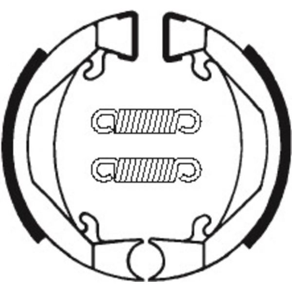 Machoires de frein Tecnium Tecnium BA074 organique