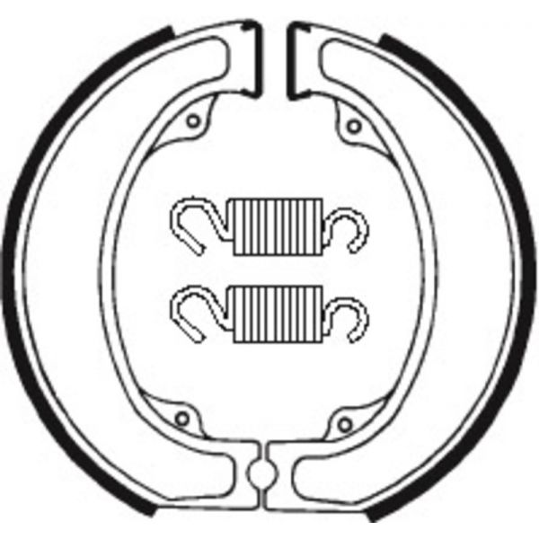 Machoires de frein Tecnium Tecnium BA075 organique