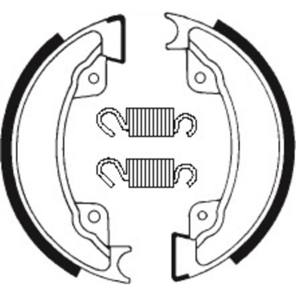 Machoires de frein Tecnium Tecnium BA077 organique