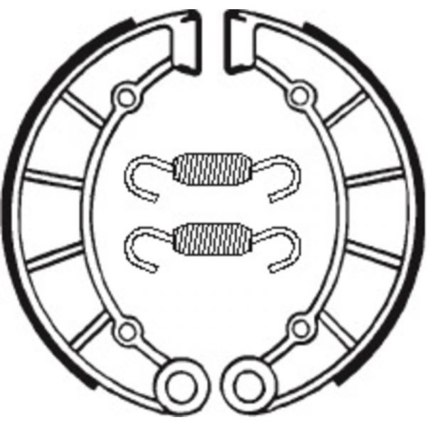 Machoires de frein Tecnium Tecnium BA091 organique