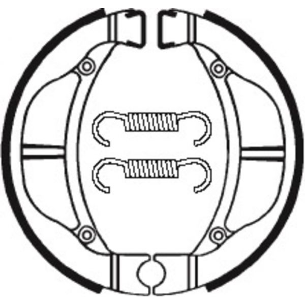 Machoires de frein Tecnium Tecnium BA093 organique