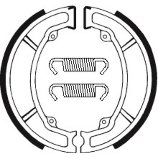 Machoires de frein Tecnium Tecnium BA104 organique