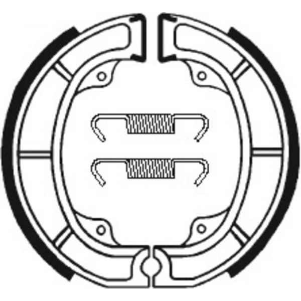 Machoires de frein Tecnium Tecnium BA107 organique