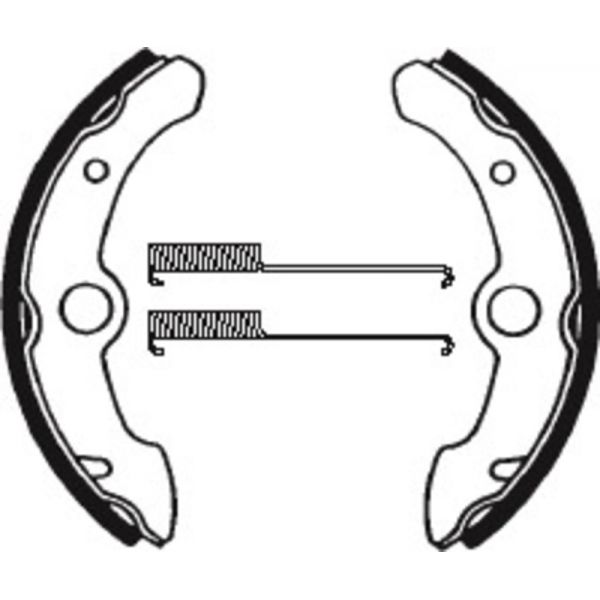 Machoires de frein Tecnium Tecnium BA114 organique