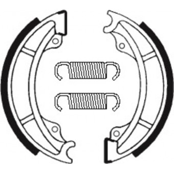 Machoires de frein Tecnium Tecnium BA122 organique Machoires de frein Tecnium Tecnium BA122 organique
