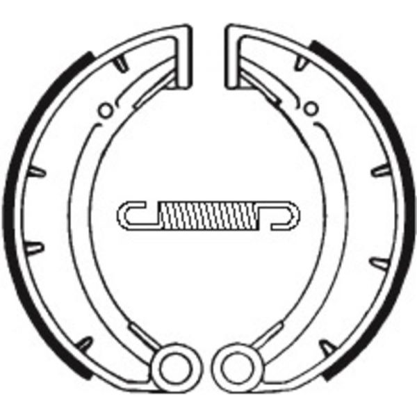 Machoires de frein Tecnium Tecnium BA172 organique