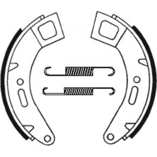 Machoires de frein Tecnium Tecnium BA184 organique