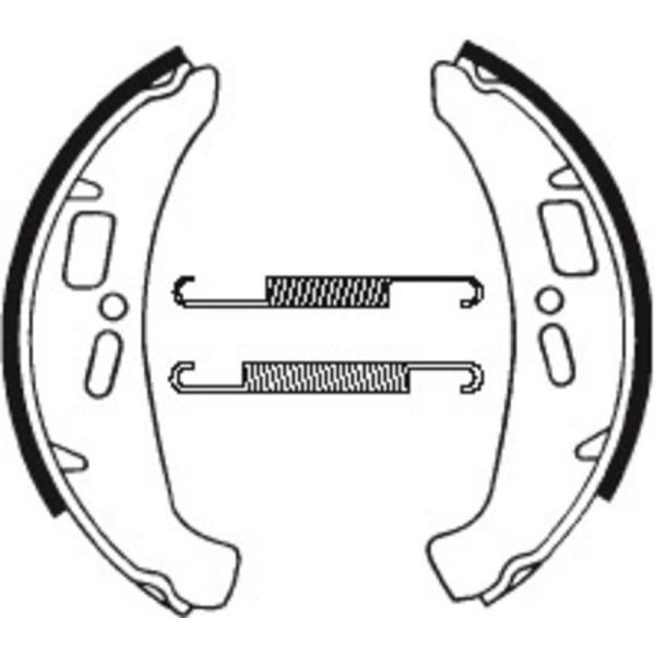 Machoires de frein Tecnium Tecnium BA185 organique