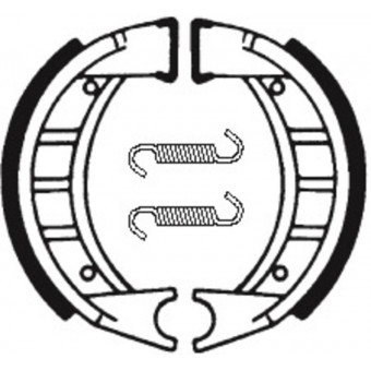 Machoires de frein Tecnium Tecnium BA191 organique Machoires de frein Tecnium Tecnium BA191 organique