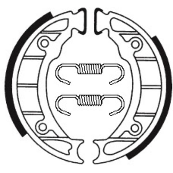 Machoires de frein Tecnium Tecnium BA196 organique