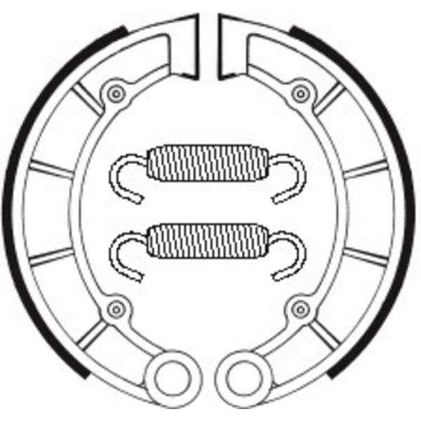 Machoires de frein Tecnium Tecnium BA197 organique