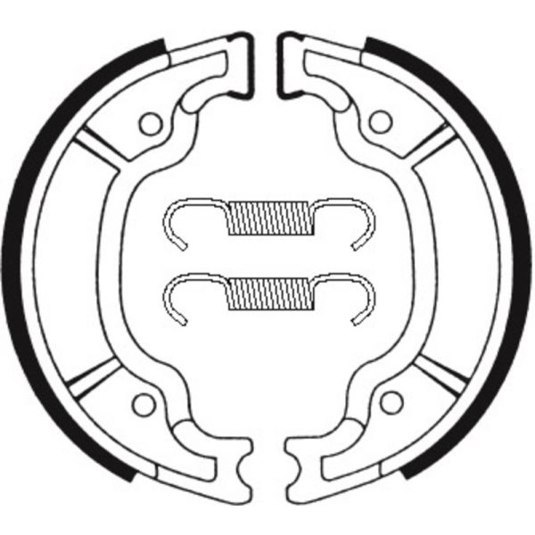 Machoires de frein Tecnium Tecnium BA199 organique