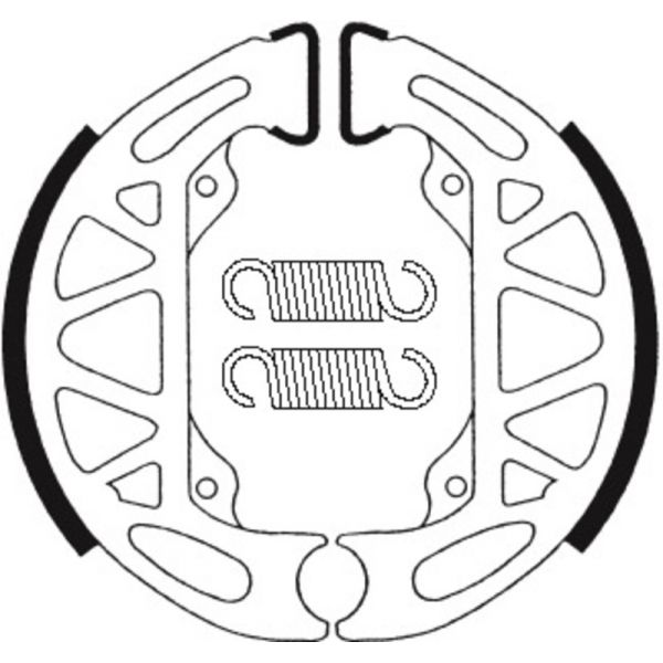 Machoires de frein Tecnium Tecnium BA200 organique Machoires de frein Tecnium Tecnium BA200 organique