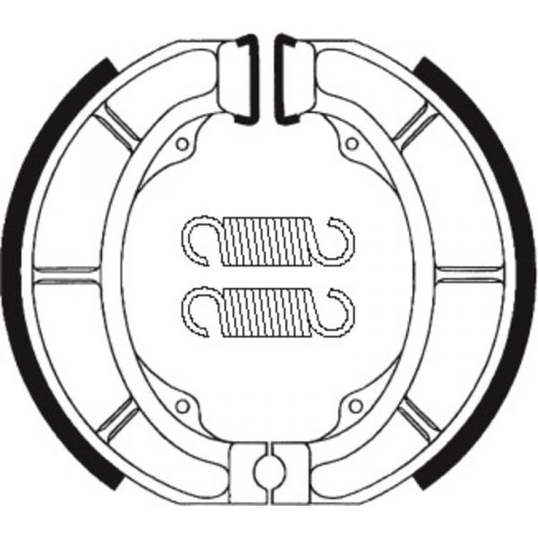 Machoires de frein Tecnium Tecnium BA201 organique