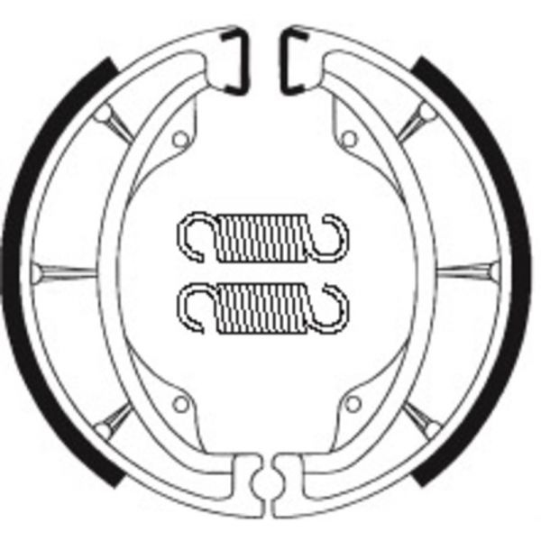 Machoires de frein Tecnium Tecnium BA202 organique