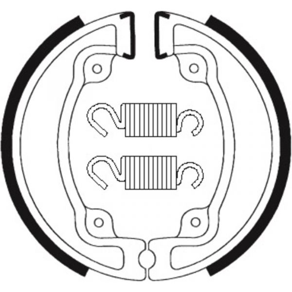Machoires de frein Tecnium Tecnium BA203 organique