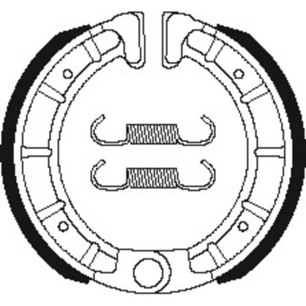 Machoires de frein Tecnium Tecnium BA206 organique