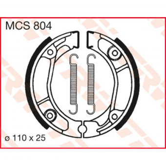 Machoires de frein TRW TRW MCS804 Machoires de frein TRW TRW MCS804