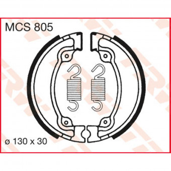 Machoires de frein TRW TRW MCS805 Machoires de frein TRW TRW MCS805