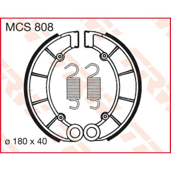 Machoires de frein TRW TRW MCS808