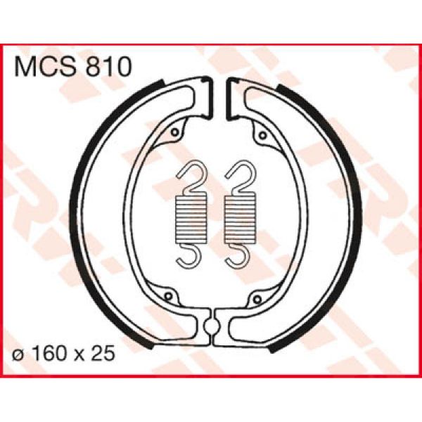 Machoires de frein TRW TRW MCS810