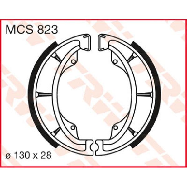 Machoires de frein TRW TRW MCS823