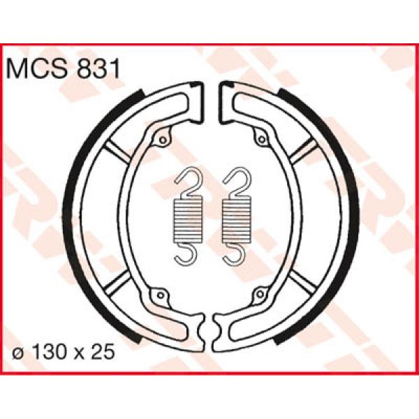Machoires de frein TRW TRW MCS831