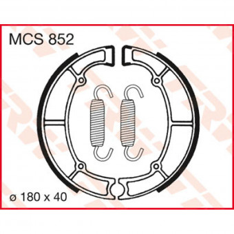 Machoires de frein TRW TRW MCS852 Machoires de frein TRW TRW MCS852