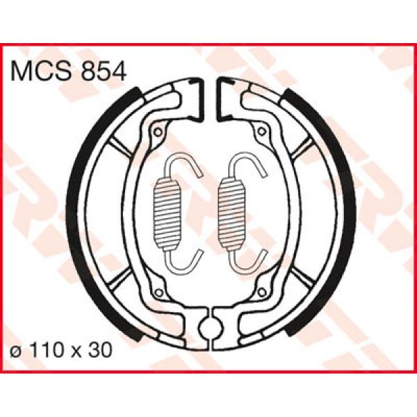 Machoires de frein TRW TRW MCS854
