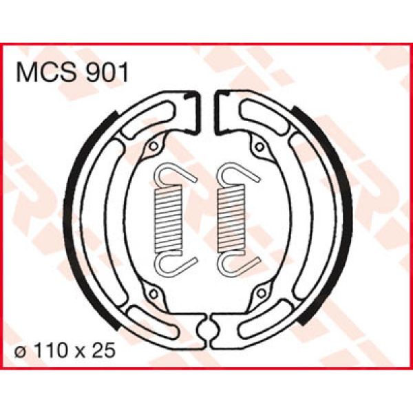 Machoires de frein TRW TRW MCS901 Machoires de frein TRW TRW MCS901