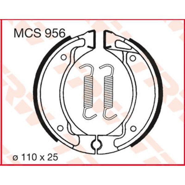 Machoires de frein TRW TRW MCS956
