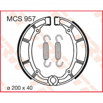 Machoires de frein TRW TRW MCS957 Machoires de frein TRW TRW MCS957