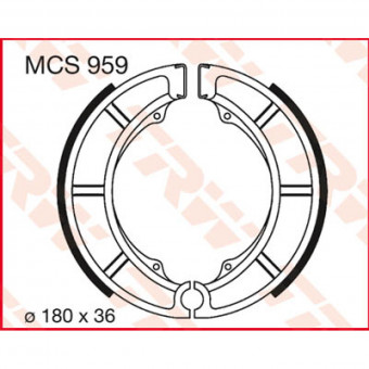 Machoires de frein TRW TRW MCS959 Machoires de frein TRW TRW MCS959