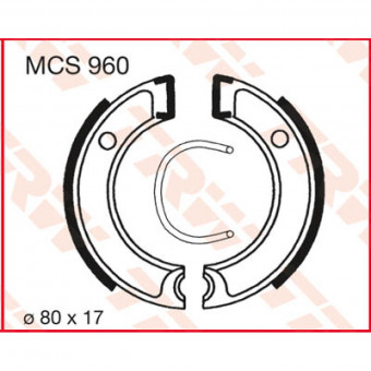 Machoires de frein TRW TRW MCS960 Machoires de frein TRW TRW MCS960
