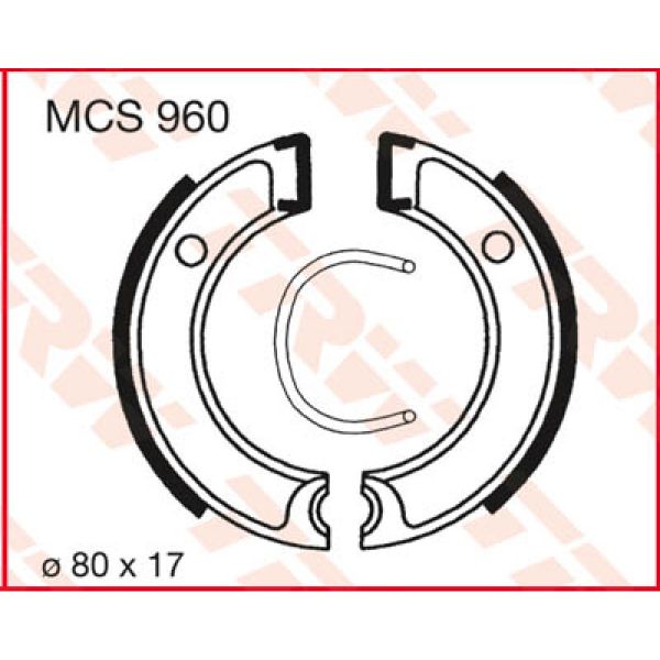 Machoires de frein TRW TRW MCS960 Machoires de frein TRW TRW MCS960