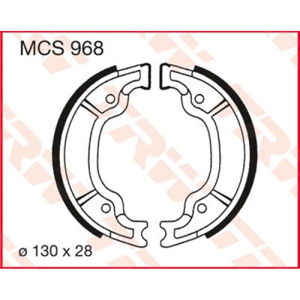 Machoires de frein TRW TRW MCS968