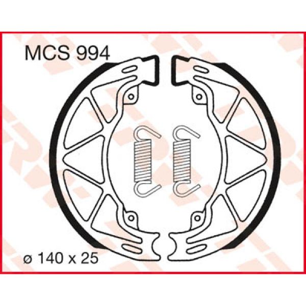 Machoires de frein TRW TRW MCS994